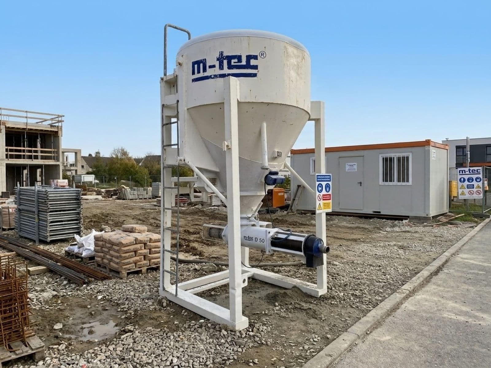 Silo à mortier
